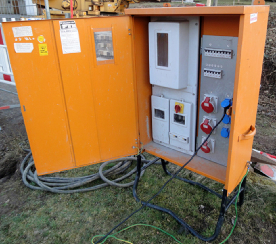 Baustromkasten bei Elektrotechnik Döppler e.K. in Rupprechtshausen
