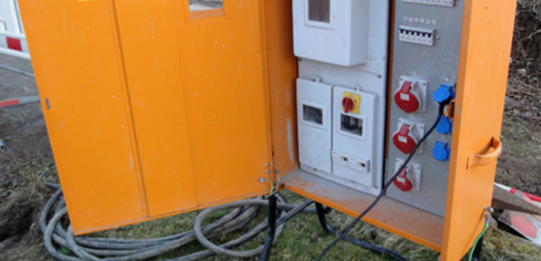 Baustrom bei Elektrotechnik Döppler e.K. in Rupprechtshausen
